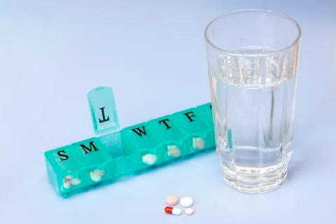 Pill dispenser Stock Photos