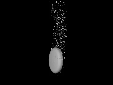 Pill dissolving in water Stock-Footage 70131534