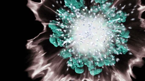 Pill Explosion Stock-Footage 46020292