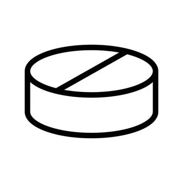 Pill icon template Stock Illustration