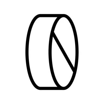 Pill icon template Stock Illustration