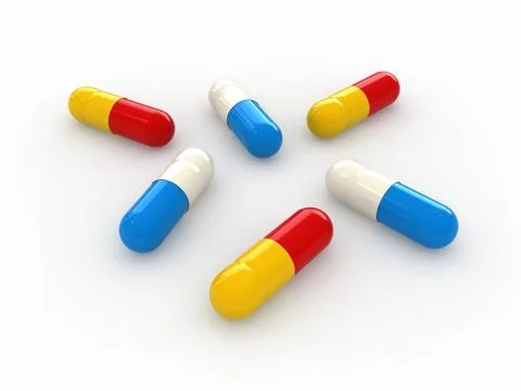 Pill Stock Illustration