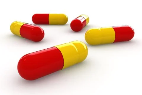Pill Stock Illustration