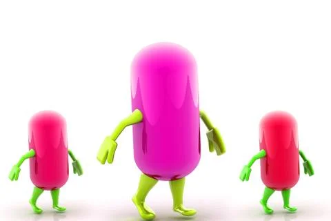 Pill Stock Illustration