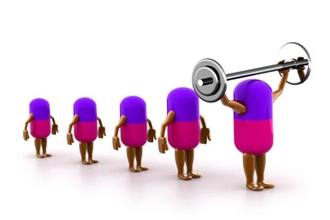 Pill Stock Illustration