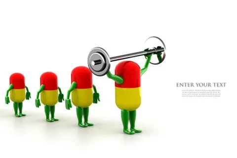 Pill Stock Illustration