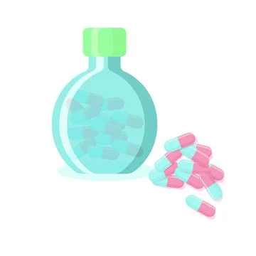 Pill Stock Illustration