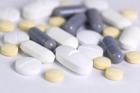 Pill industry Stock Photos