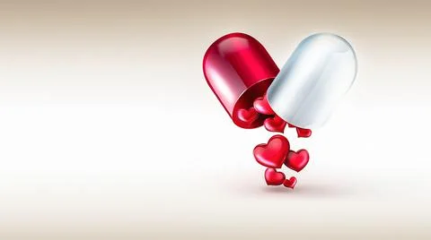 Pill of Love Stock Illustration