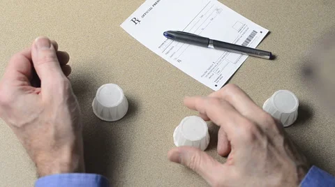 Pill monte Stock Footage 1100433