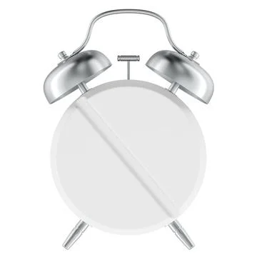Pill, tablet as alarm clock. Time to take medicine, concept. 3D rendering Stock Illustration