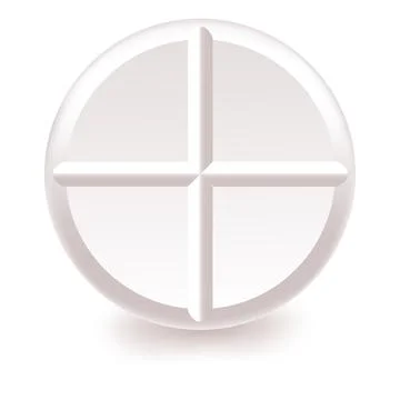 Pill vector illustration. One pill on white background Stock Illustration