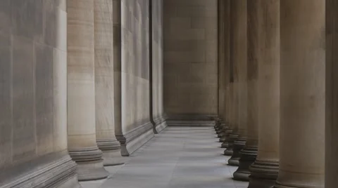 Pillar Building Background Plate 動画素材 40050413