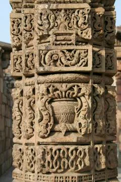 Pillar Carving Stock Photos