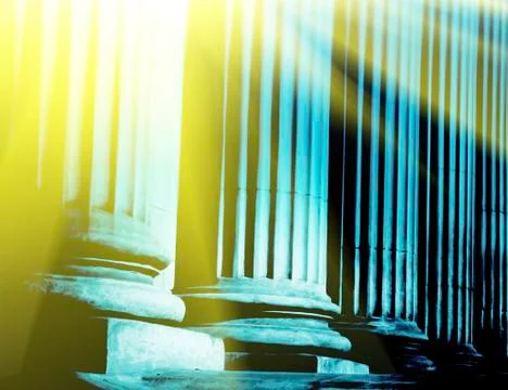 Pillar close-up Stock Illustration