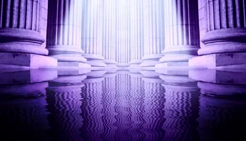 Pillar close-up Foto stock