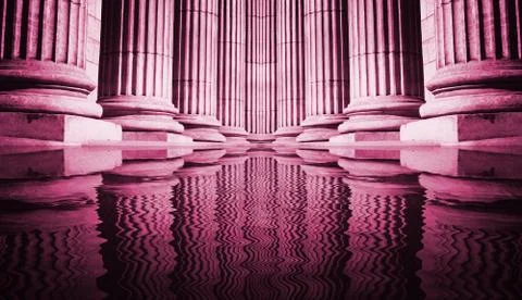 Pillar close-up Stock Photos