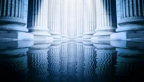 Pillar close-up Stock Photos