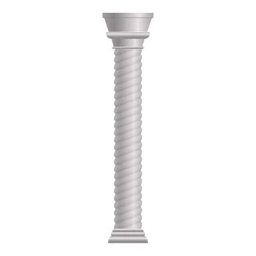 Pillar icon, cartoon style Stock Illustration