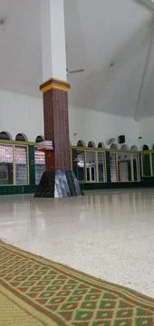 A Pillar Inside The Jami Mosque Stock Photos