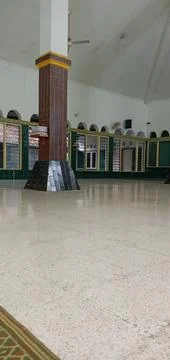 A Pillar Inside The Jami Mosque Foto stock