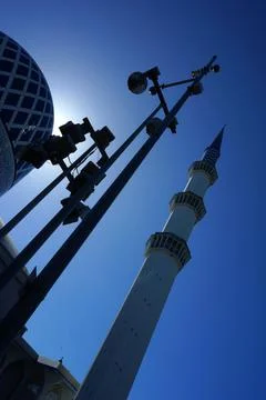 Pillar of mosque Stock Photos