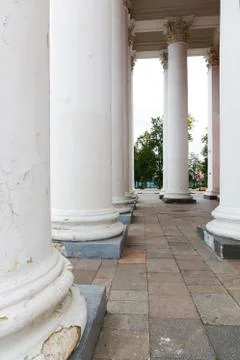 Pillar old classical style Stock Photos