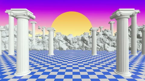 Pillar Sky Cloud Background Video stock 247515007