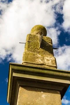 Pillar Sundial Stock Photos
