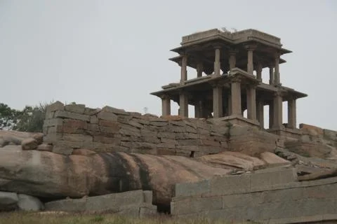 Pillared Viewing Gallery Stock Photos