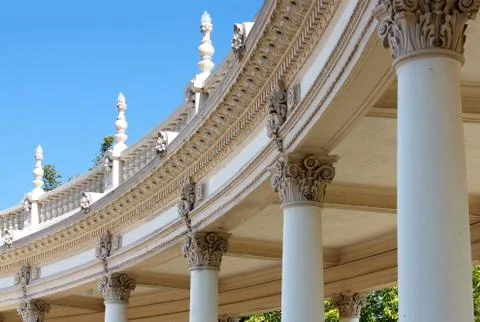 Pillars and arch Stock Photos