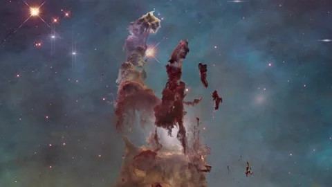 Pillars of Creation Stock Footage 125483697