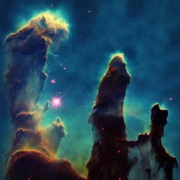 Pillars of Creation Stock Photos