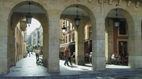 Pillars Stock Footage 8914055