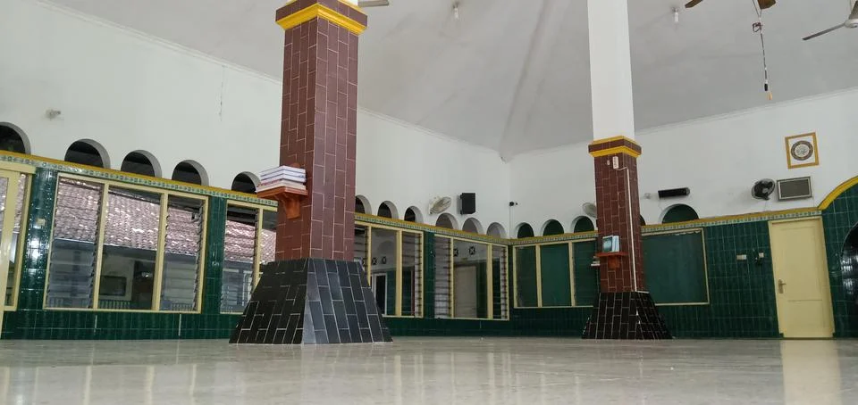 The Pillars Inside The Jami Mosque Stock Photos