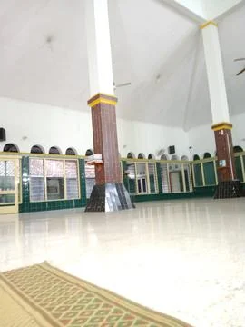 The Pillars Inside The Jami Mosque Stock Photos