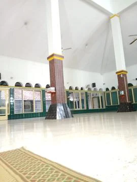 The Pillars Inside The Jami Mosque Stock Photos