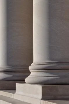 Pillars of law Foto stock