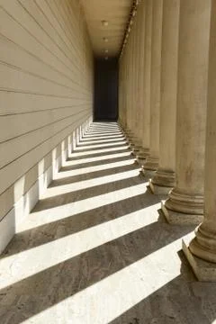 Pillars in a row Stock-Fotos