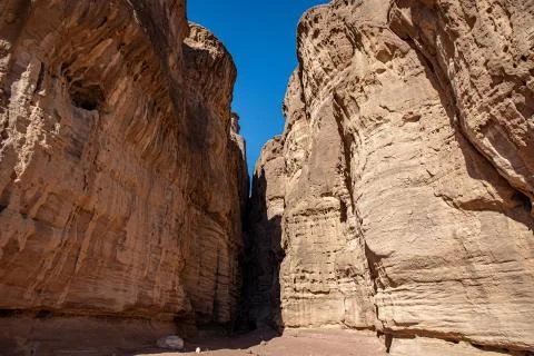 Pillars of Solomon in Timna Park Stock Photos