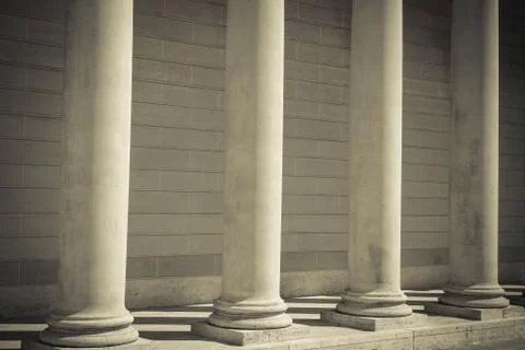 Pillars of strength Foto stock