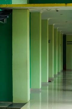 The pillars that support the building Foto stock