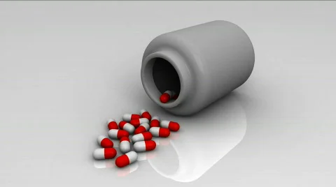 PillBottleAnim1 Stock Footage 375563