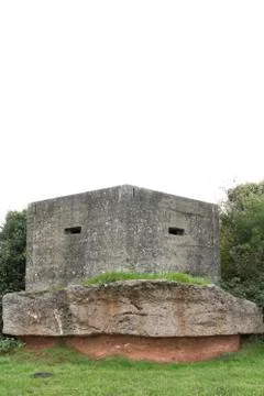 Pillbox, second world war Stock Photos
