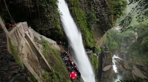 Pillon del Diablo falls Stock Footage 61403969