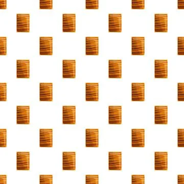 Pillow biscuit pattern seamless Stock Illustration