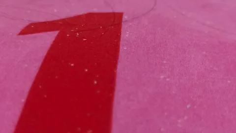 Pillow with dandruff Stock Photos