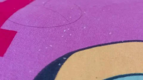 Pillow with dandruff Stock Photos