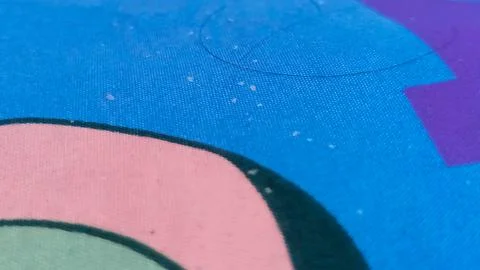 Pillow with dandruff 스톡 사진