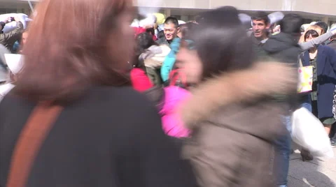 Pillow fight Stock Footage 48821525